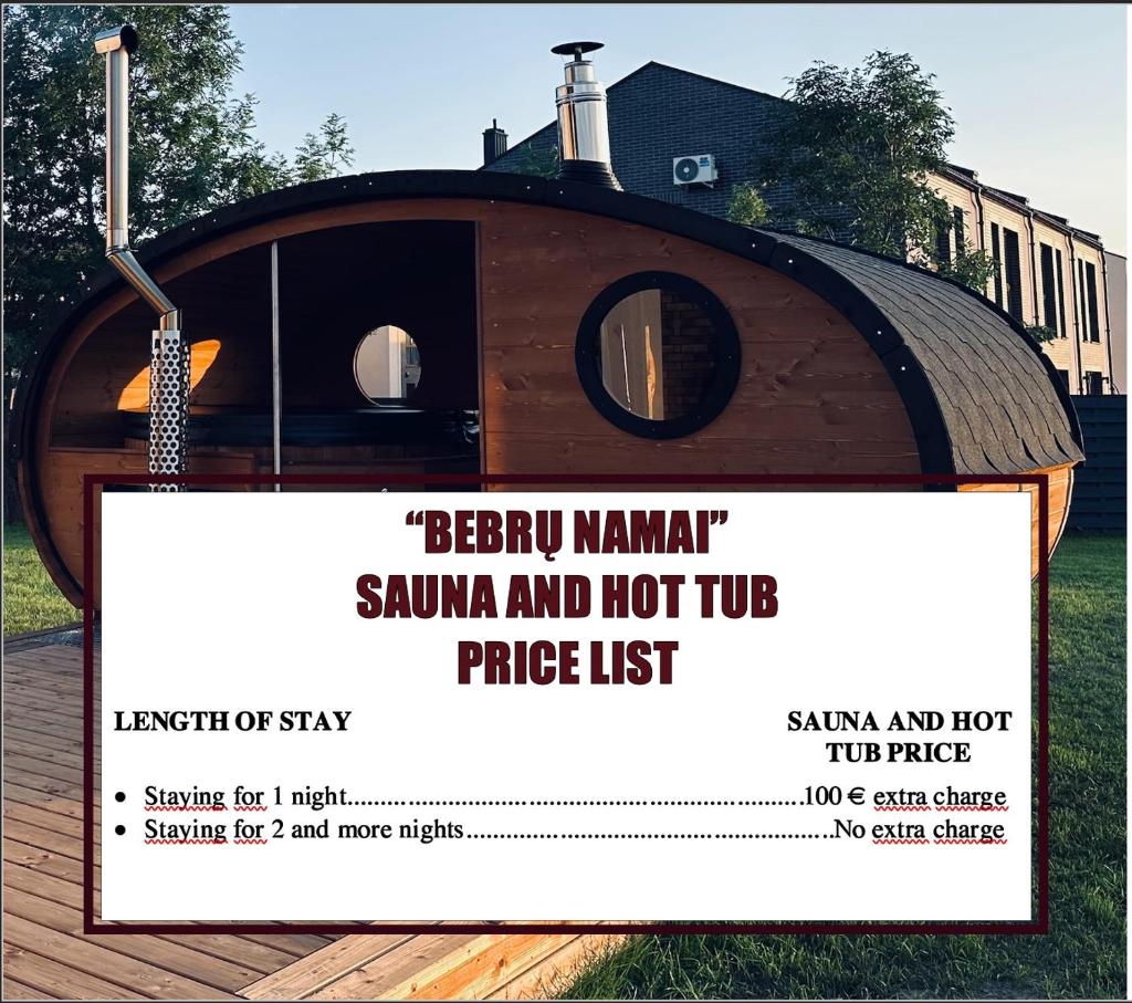 Villa BEBRŲ NAMAI with Hot Tub photo 2