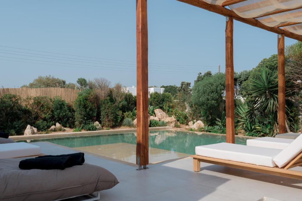 Mikri Santa Maria Beachvilla Pool Paros photo 3