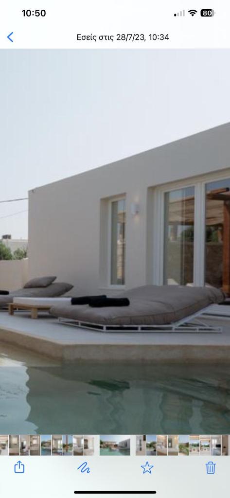 Mikri Santa Maria Beachvilla Pool Paros photo 4
