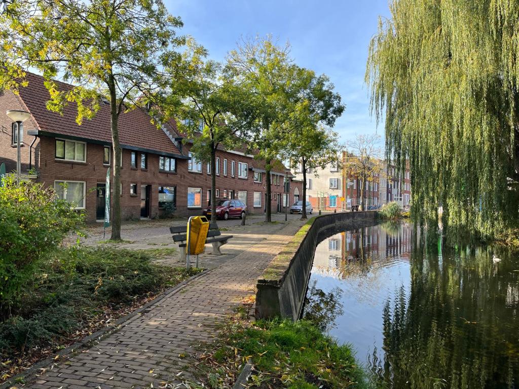 Bijzonder stadshuis met diepe moderne tuin. photo 2