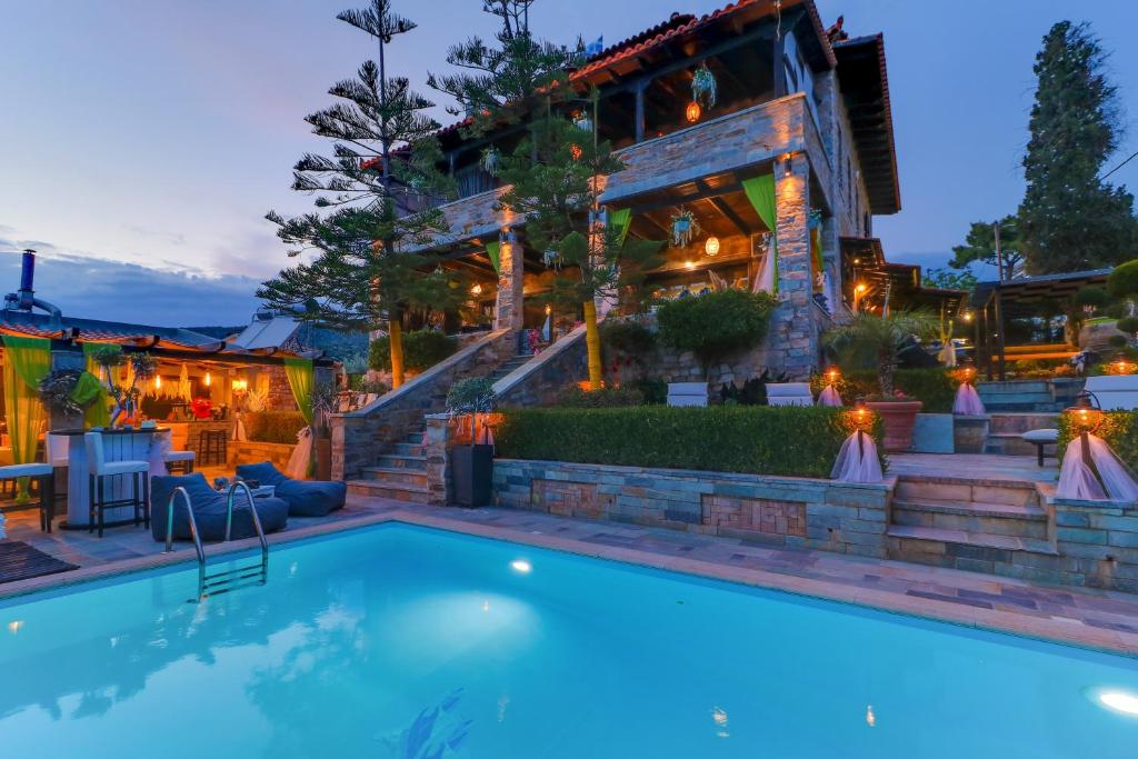 Helen Lux Stone Villa Eretria