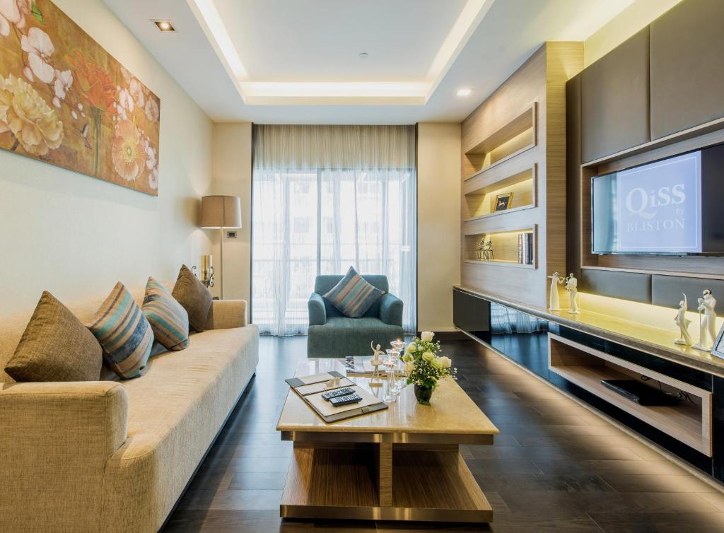 Апартаменты (Представительские апартаменты с 1 спальней), Отель Qiss Residence by Bliston