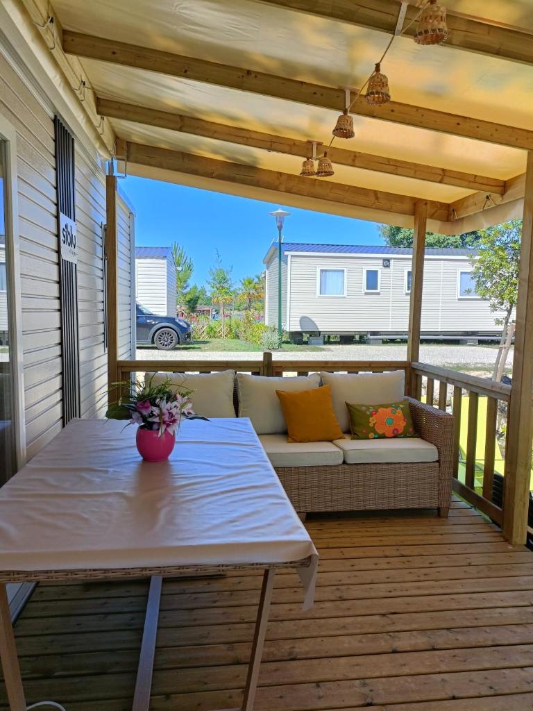 mobil-home neuf 4-6 places camping Siblu les viviers photo 2