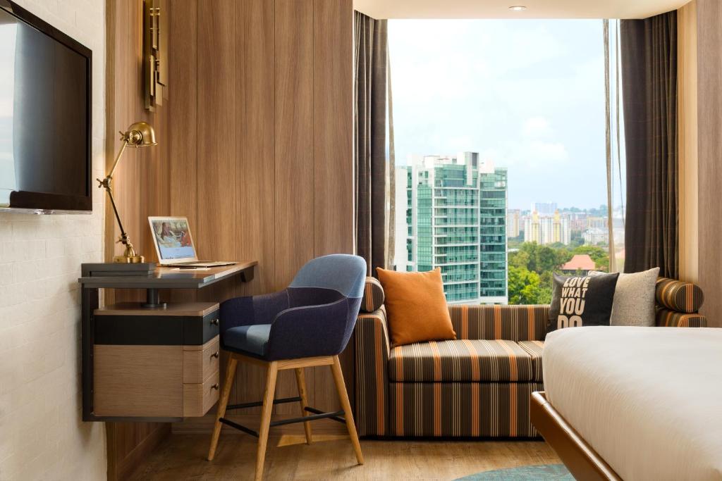 Двухместный (Двухместный номер Делюкс с 2 отдельными кроватями), Hotel Jen Tanglin Singapore
