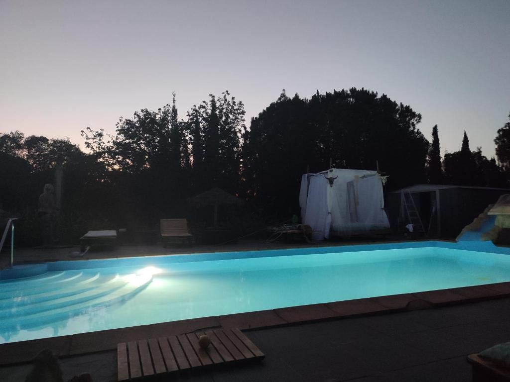 Caravane vintage camping a la ferme photo 1