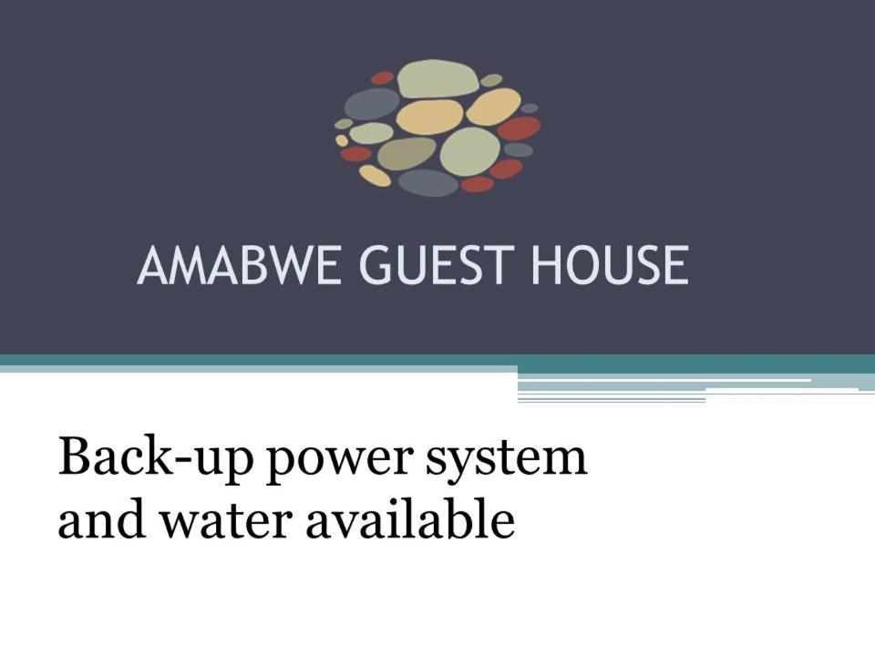 Amabwe Guesthouse photo 1