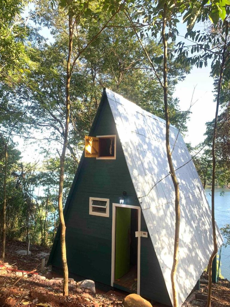 Refúgio Iguassu chalé com tranquilidade entre o Rio Iguaçu e o Parque Nacional