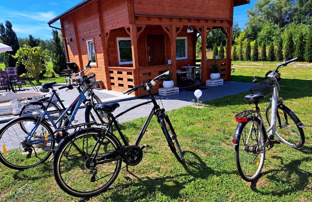 Noclegi "LAS WYPAS" 2 Domki drewniane całoroczne, oraz 1 Apartament dla dwojga - wynajem photo 4