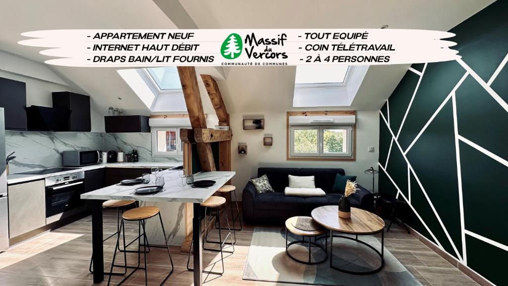[logement cosy] Belle vue, Reposant, Télétravail
