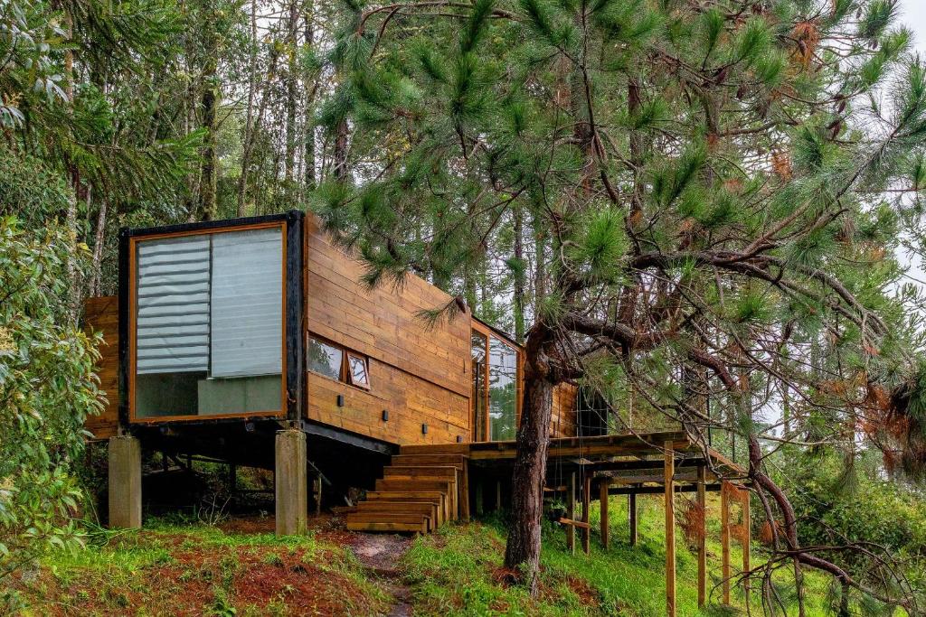 Cabana aconchegante com jacuzzi em Urubici RFN001