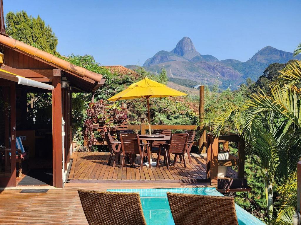 Casa Serrana, 4 quartos com ar e piscina aquecida em meio à Natureza de Itaipava photo 1