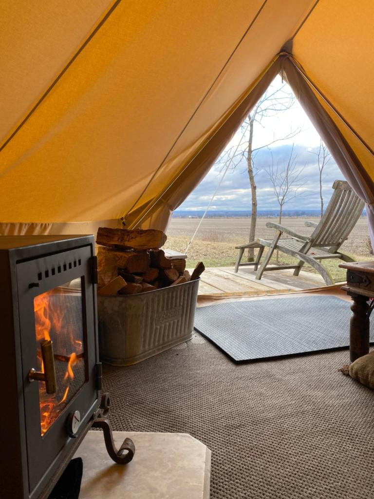 Glamping 4 saisons @ Eco Lodge Bûcheron Bergère photo 3