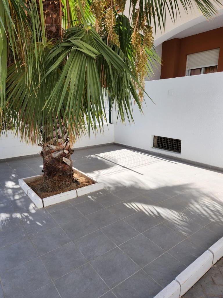 ¡Bajo con terraza y patio con vistas a la piscina comunitaria! photo 2