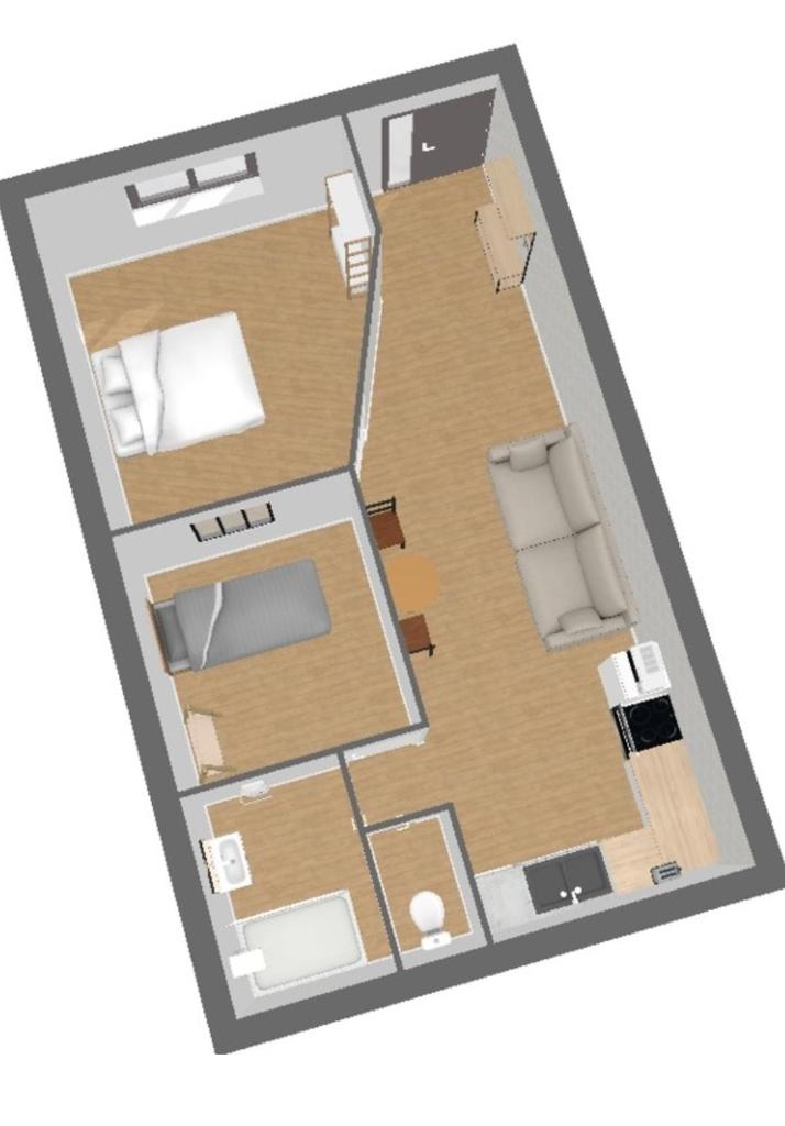 "Le Rive-Gauche" appartement tout équipé, 2 chambres à 2 pas de la gare -- WiFi - TV connectée photo 3