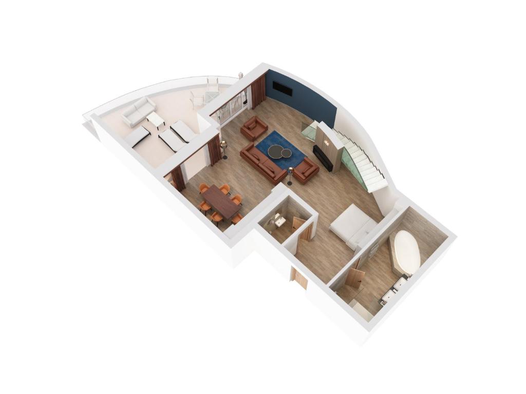 Hilton Rijeka Costabella Beach Resort & Spa Room Type - Three-Bedroom Villa Apartment with Sea View