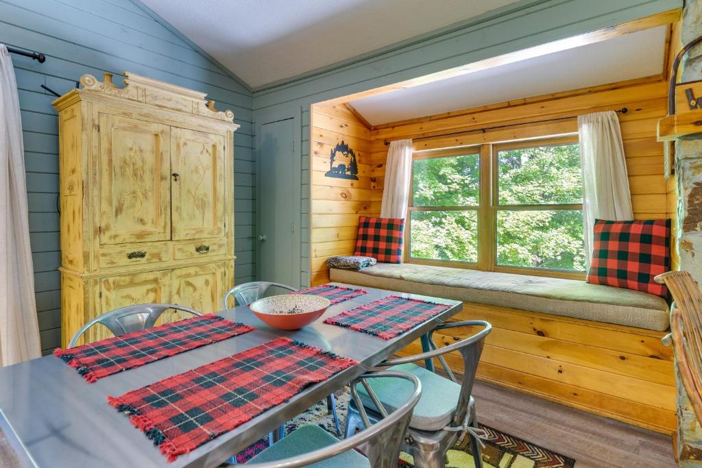 Cozy Creekside Cabin with Fire Pit and Views! photo 2