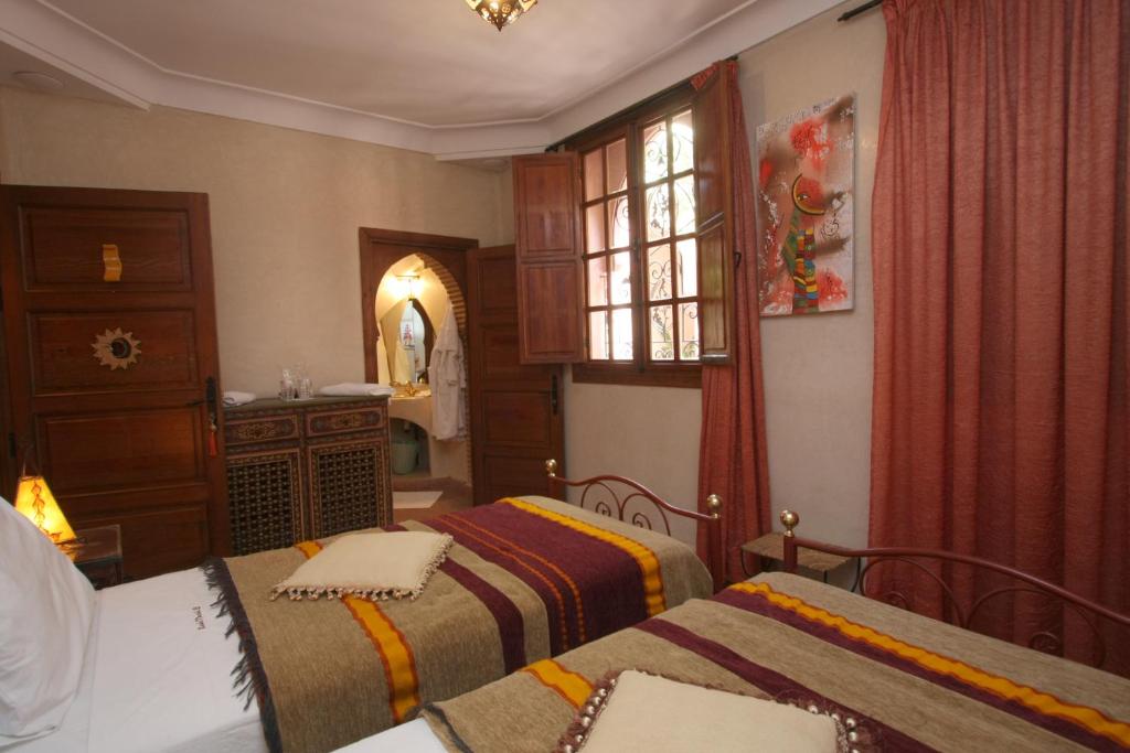 Двухместный (Двухместный номер Sun с 2 отдельными кроватями), riad mazal