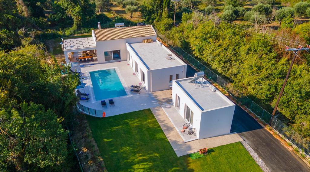 Villa Ami, Roda, Corfu: 10 guests, heated pool, private mini golf, pool table & more!! photo 1