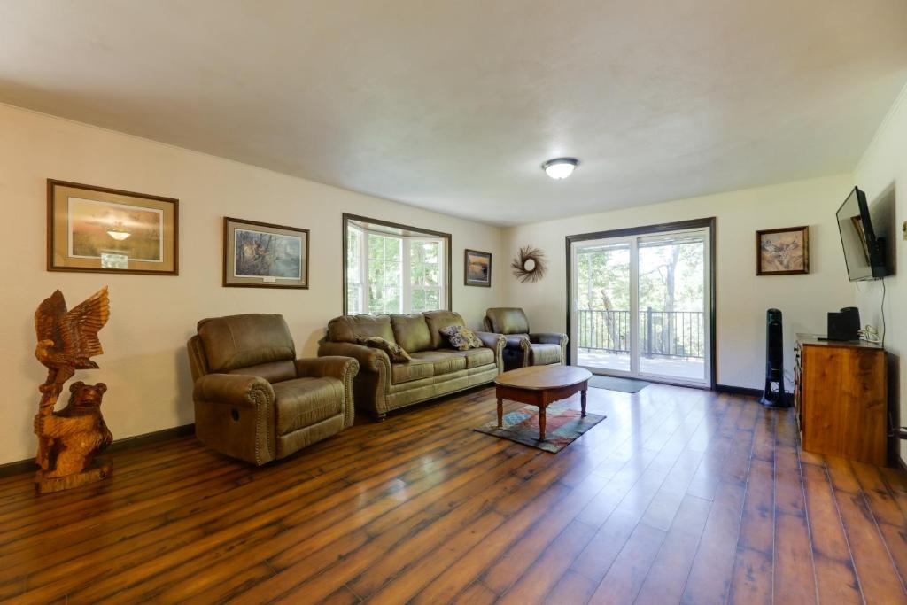 Riverfront Covington Cabin with Deck and Fire Pit! photo 3