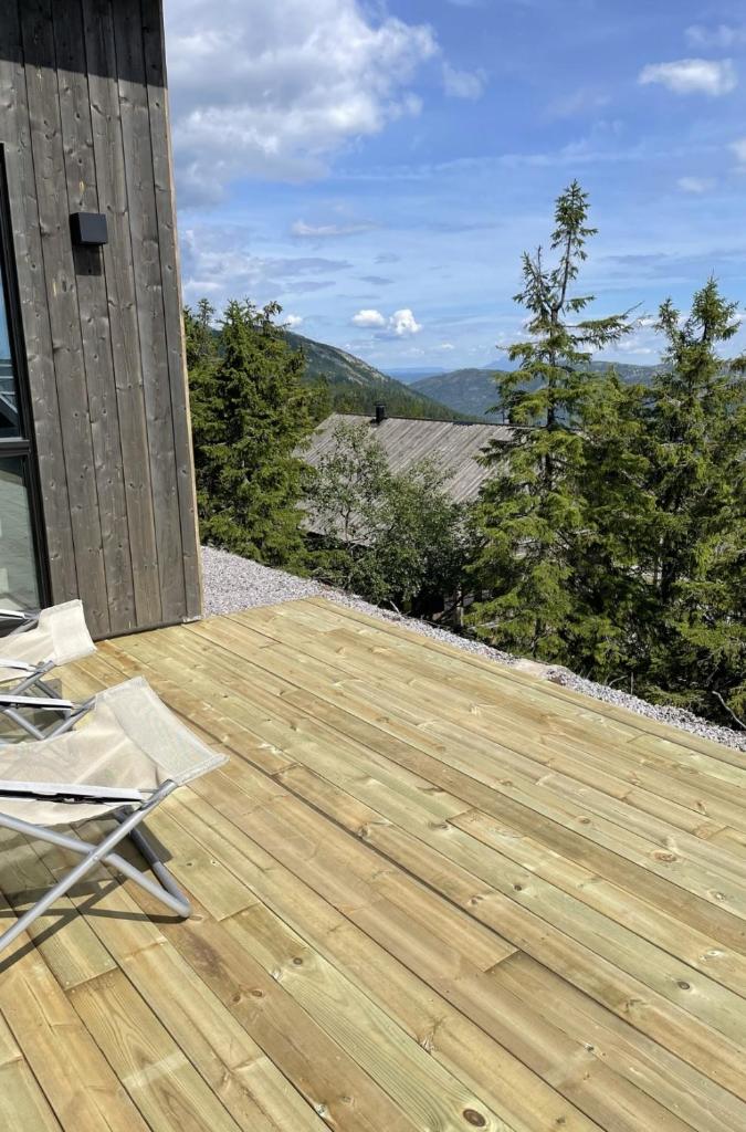 Stylish cabin at Lifjell with jacuzzi and sauna photo 2