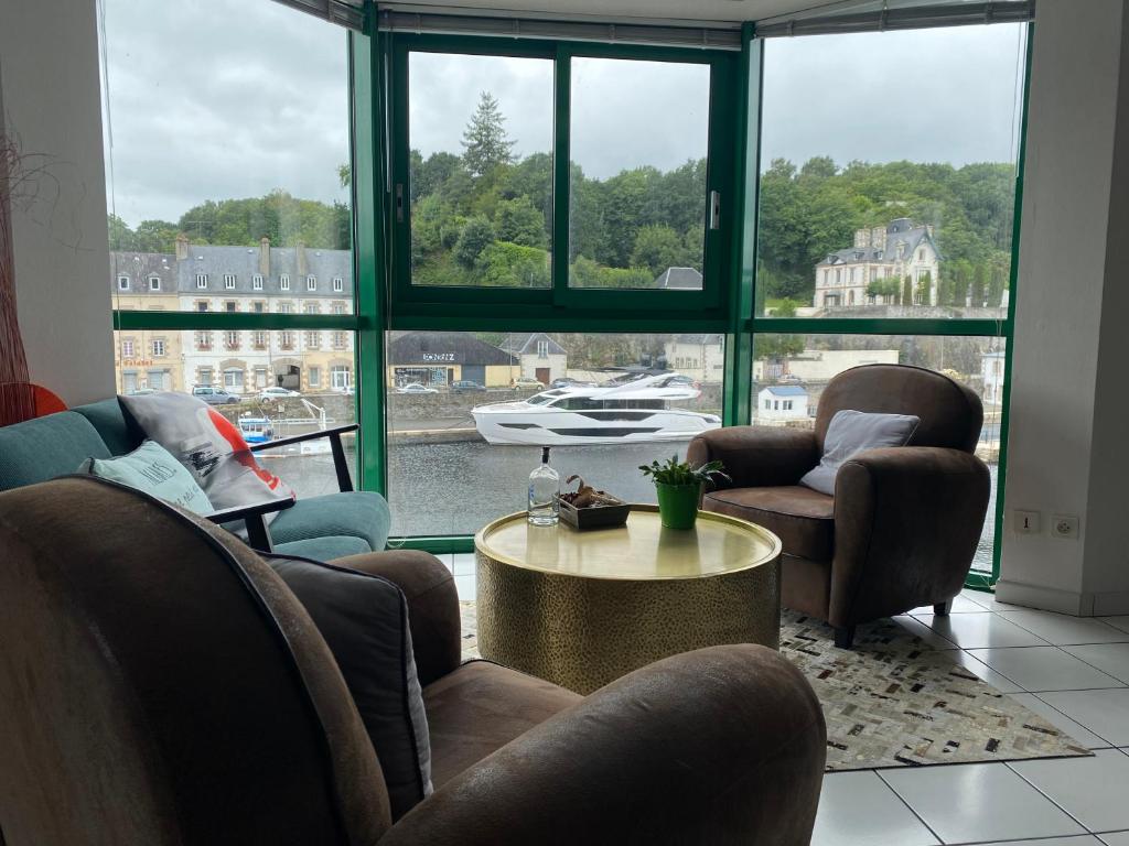 Voiles sur Morlaix: vue port, 4 personnes, parking photo 2