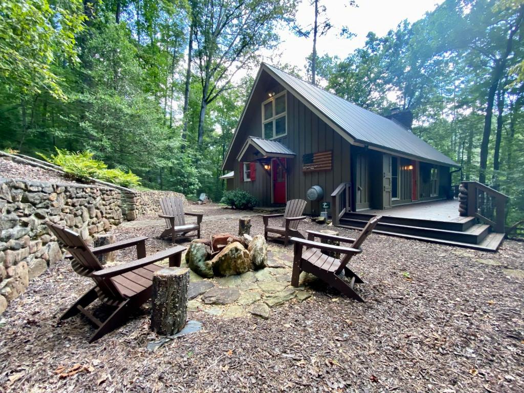 New Listing! Two Creekside Cabins - Sleeps 14 photo 3