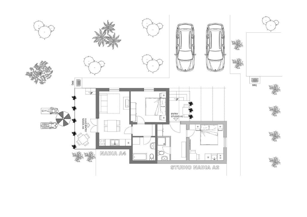 Studio and Apartment Nadia with garden photo 4