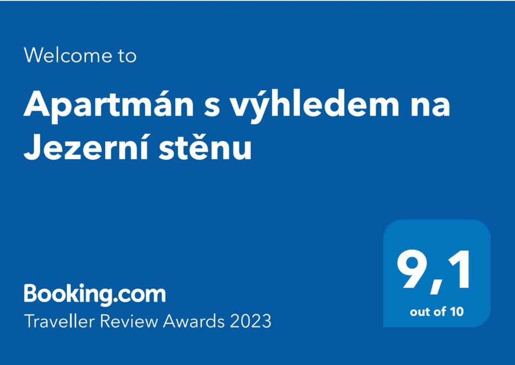 Apartmán s výhledem na Jezerní stěnu photo 2