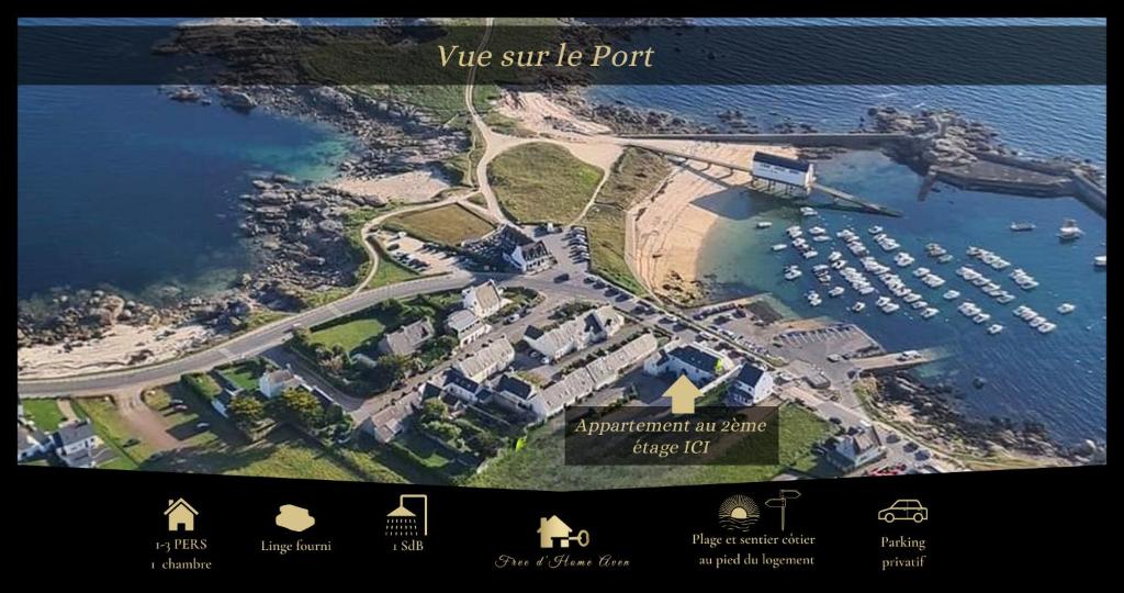 Vue imprenable sur le port appartement 1-3pers