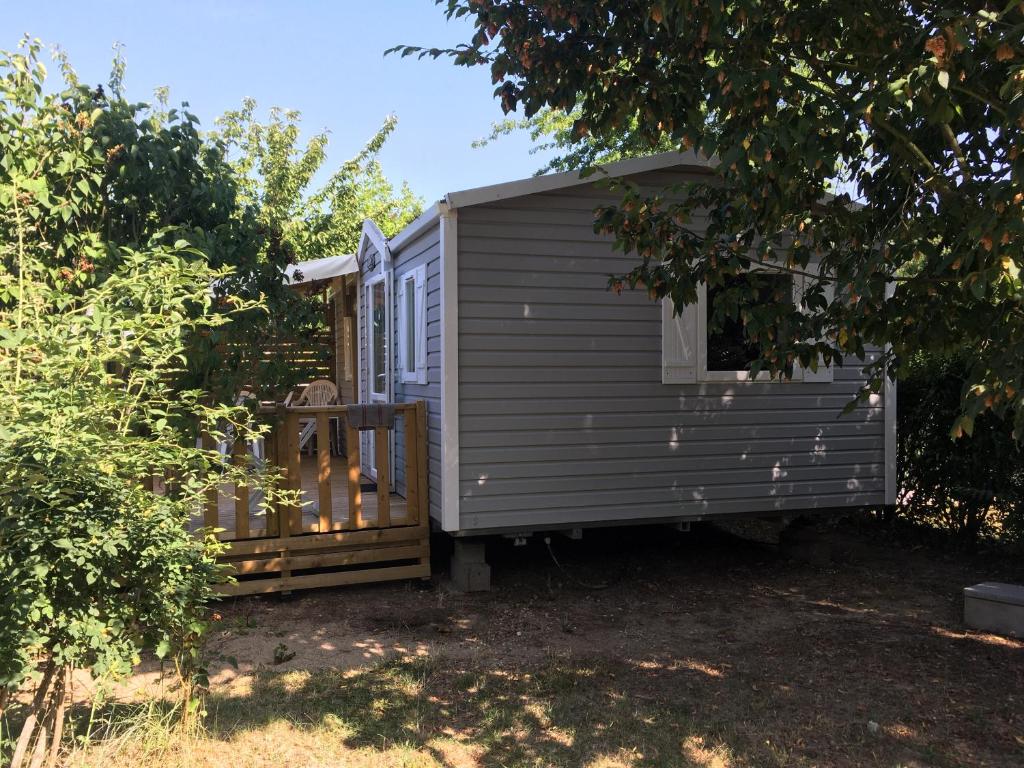 Mobile home climatisé en Touraine, calme et ombragé photo 1