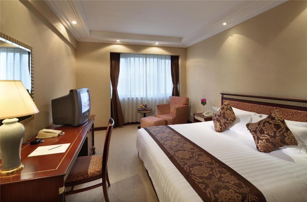Двухместный (Двухместный номер Делюкс с 1 кроватью), Shanghai Hotel Jin Jiang
