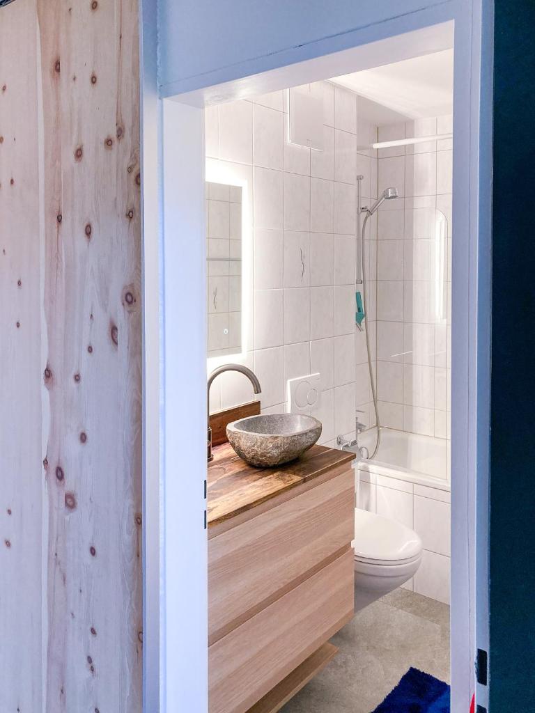 Modernes Alpenstudio mit Bergblick, Pool und Sauna photo 3
