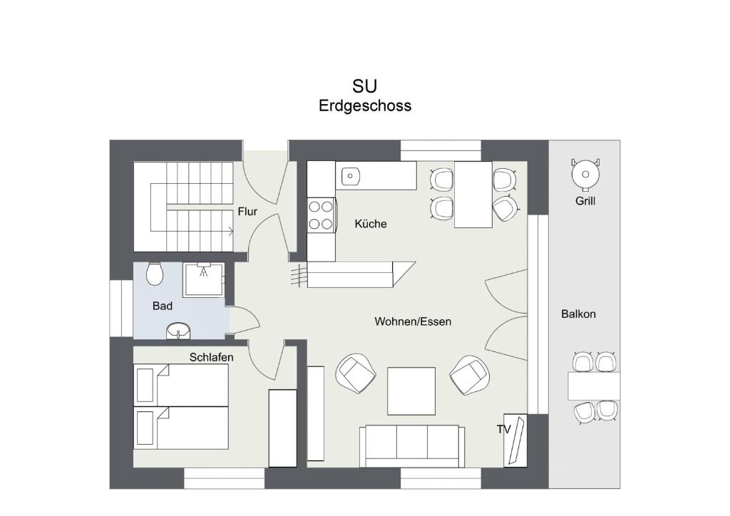 Ferienwohnung mit Balkon - Hunde willkommen - Wiesengeflüster photo 4