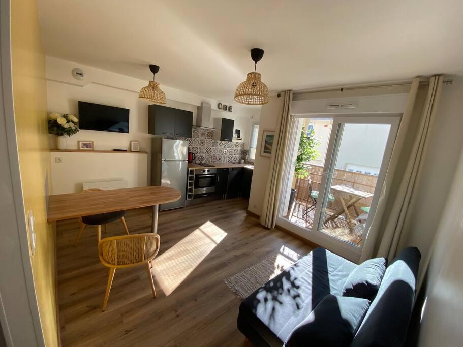 A 50 m de la plage, appartement de 35 m2 : Les pieds salés