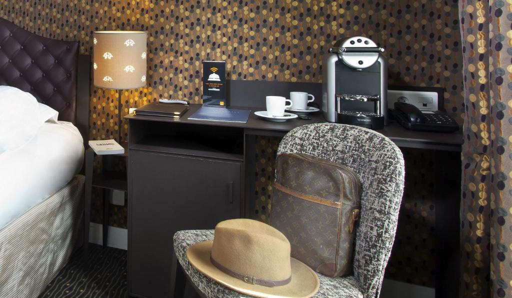 Двухместный (Двухместный номер Делюкс с 1 кроватью), Hôtel Du Prince Eugène