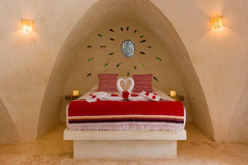 Room in Lodge - Ecolush Couple Mayan Dome cenote Bikes photo 2