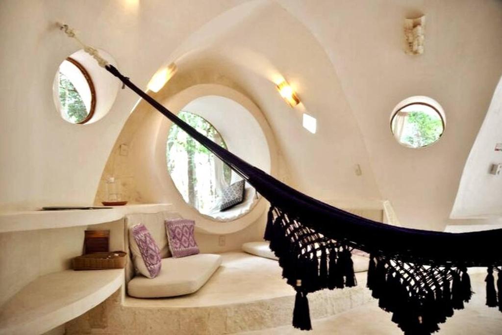 Room in Lodge - Eco-luxe Mayan Dome Cenote photo 3