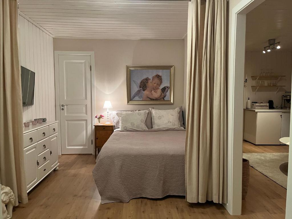 Lilla gröna huset på gården photo 1