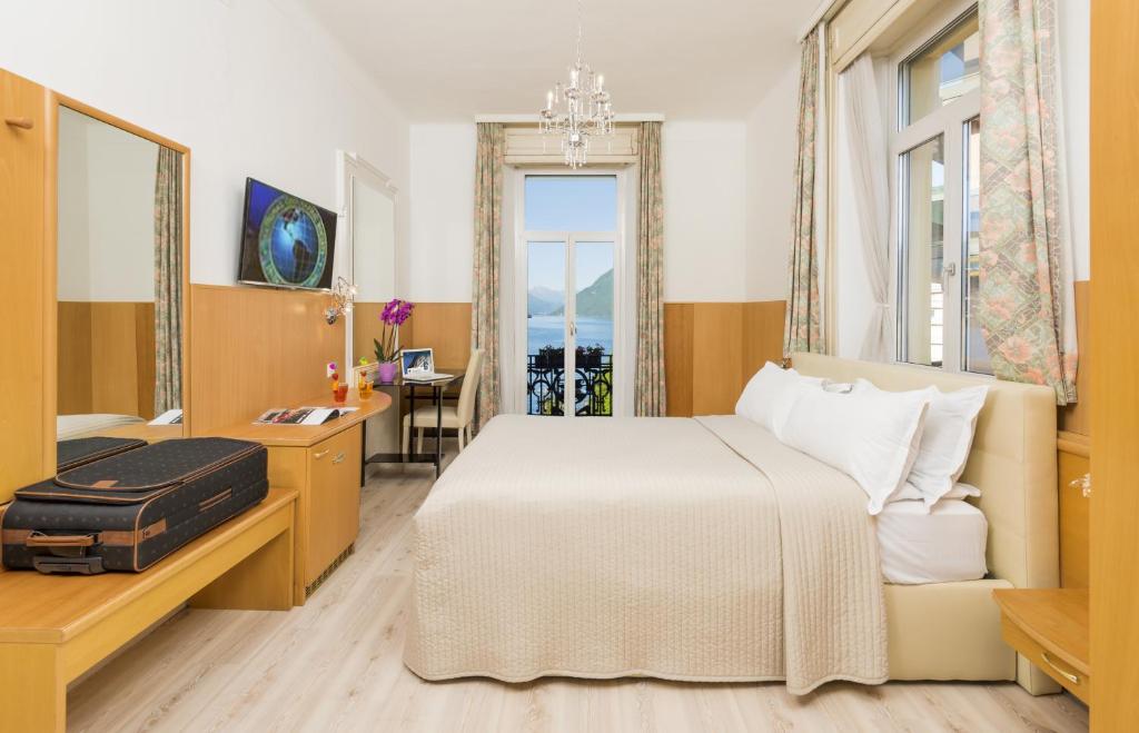 Двухместный (Двухместный номер с 1 кроватью, вид на озеро), Hotel Victoria