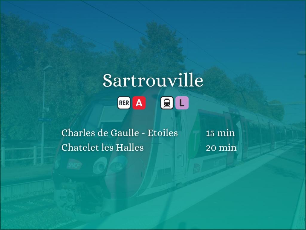 Le petit Sartrouville à 20 min de Paris en RER A photo 3