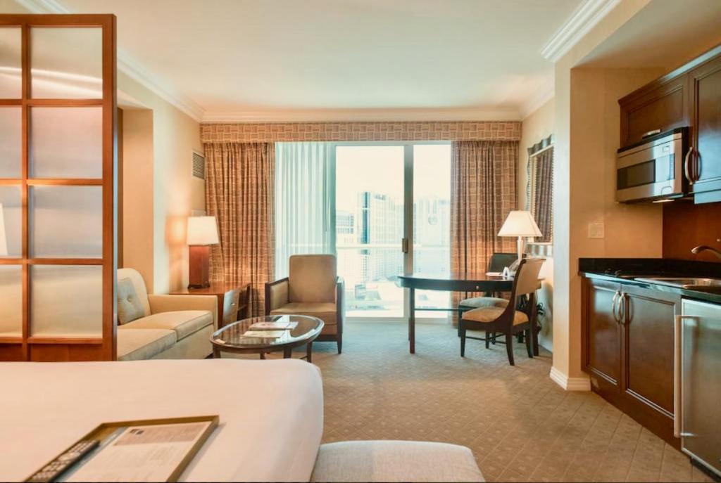 No Resort Fee - Balcony Strip Views, Pools & Parking - Tap to explore photos