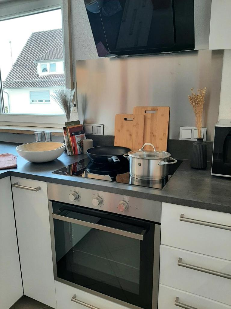 gemütliche & moderne Wohnung mit überdachtem Parkplatz & großem Balkon, WLAN, NETFLIX, Arbeitsplatz, eigenem Eingang by ALA-Living photo 4