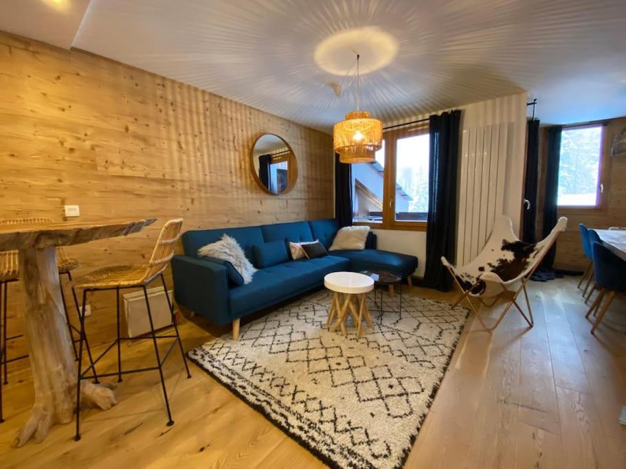 La plagne 1800 magnifique duplex rénové 8 pers