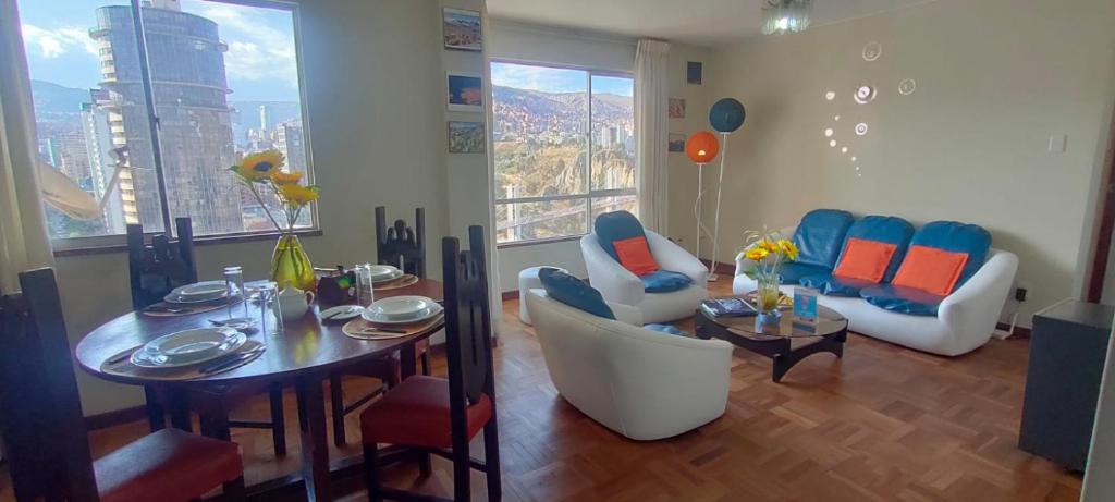 APARTAMENTO PRIVADO Piso 20a, CENTRICO, CERCA EMBAJADA USA, TELEFERICO, MALLS, VISTAS 360 y ZONA SEGURA photo 3