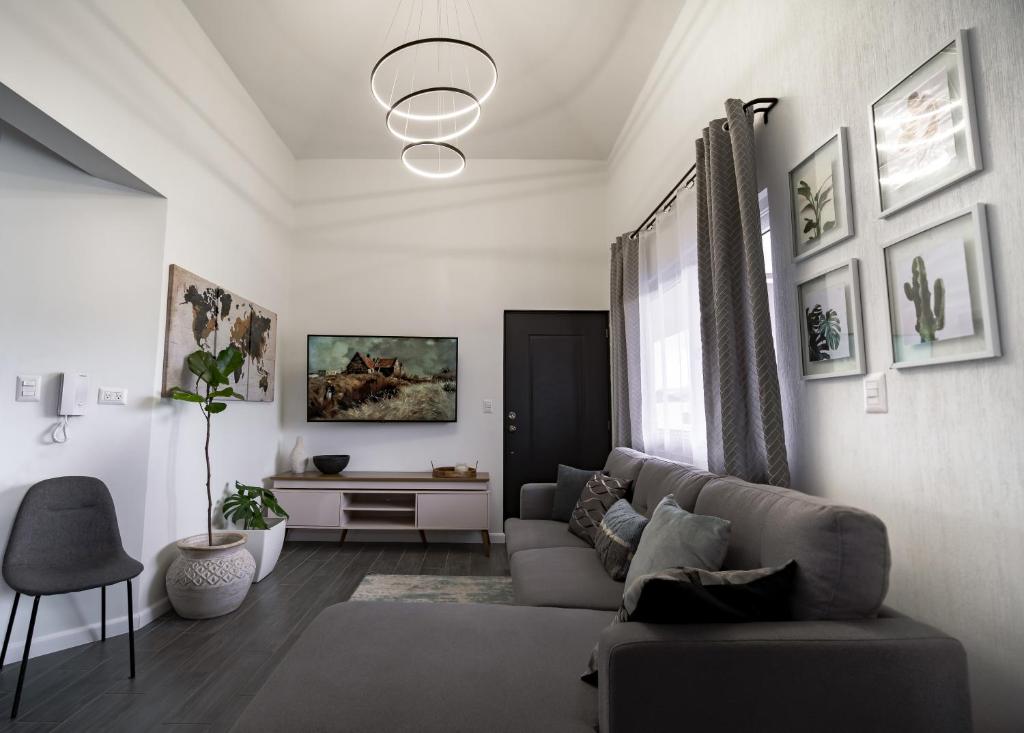 Apartamento acogedor y minimalista.