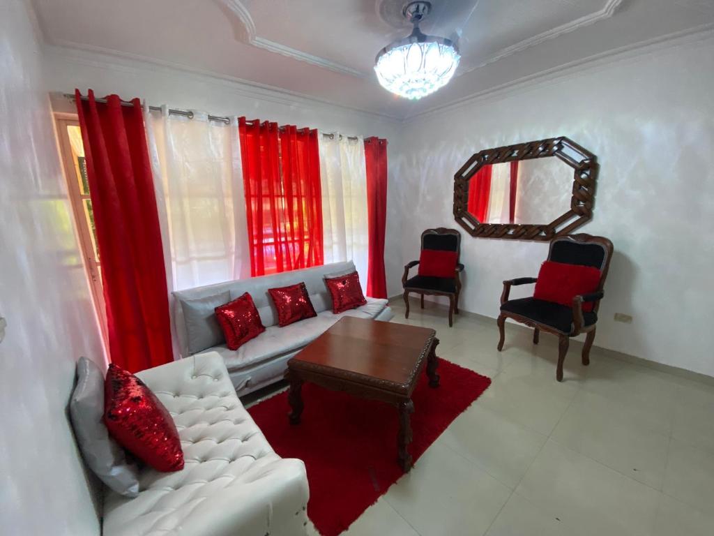5 Dominican Rep Unique- New- Huge- Modern 2 bedrooms Apt- Inverter and electrical Transformer if the light go off GREAT LOVELY COZY ESPECIALLY 4 YOU!!