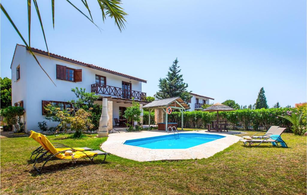 Stunning Home In Pomos With 2 Bedrooms, Outdoor Swimming Pool And Swimming Pool