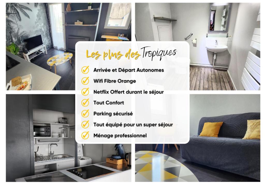 'Les Tropiques' - Parking privé - Balcon - Tout confort photo 3