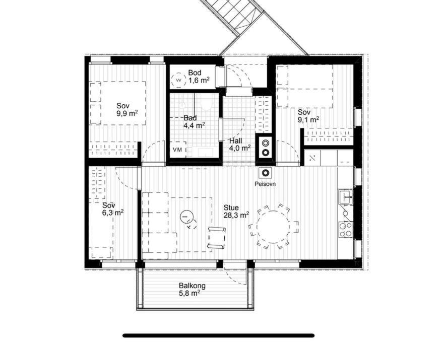 Hafjell - Penthouse - ski in/out photo 1