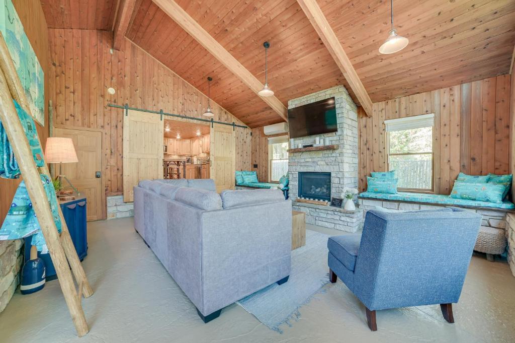 Lakefront Kalkaska Cottage with Fire Pit! photo 4